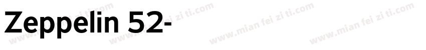 Zeppelin 52字体转换